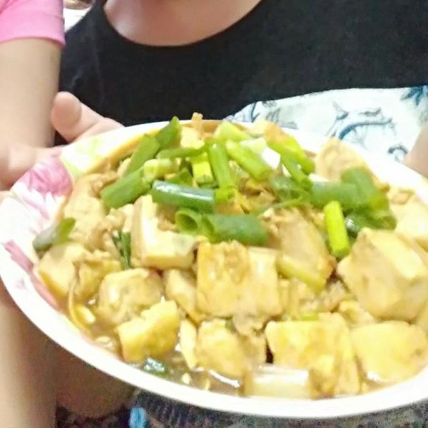 家常燒豆腐~~美味家常菜:陳淽枟 一起做