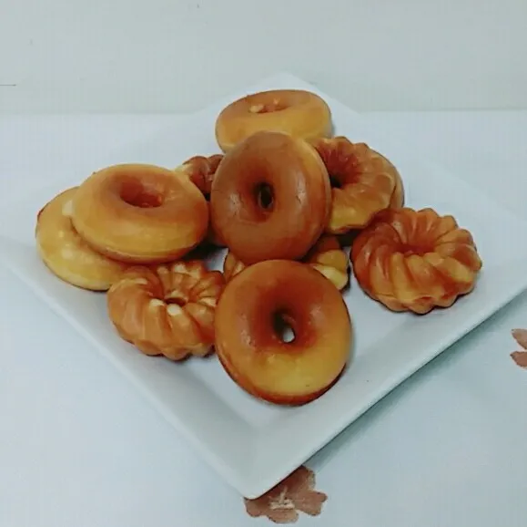 甜甜圈鬆餅食譜 : 藍莓一起做