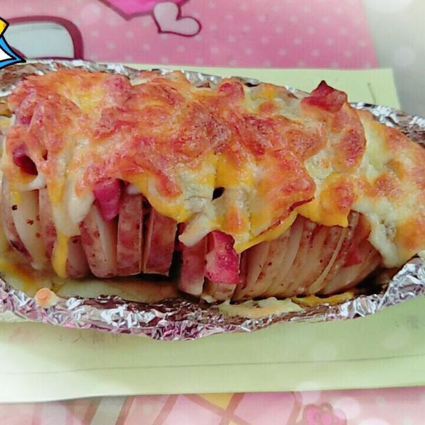 超簡單♥手風琴馬鈴薯♥(一般烤箱可烤)：Emily 一起做