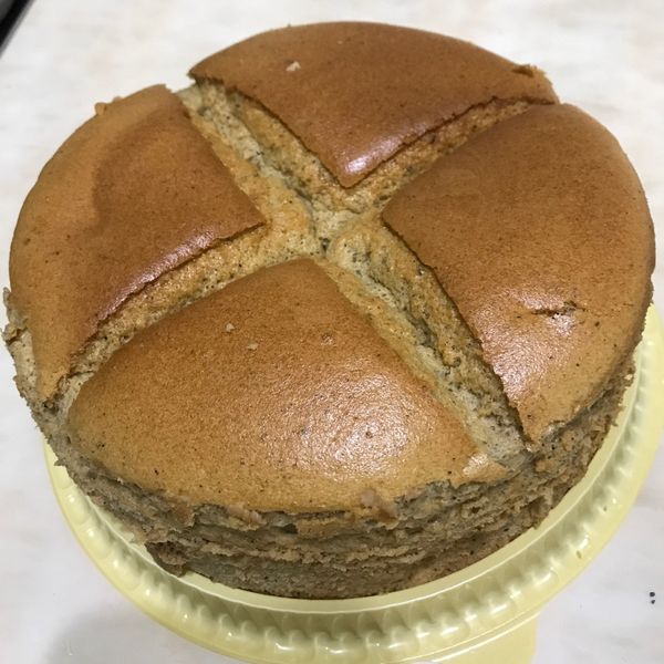 伯爵戚風蛋糕 (燙麵法):卡蘿 一起做