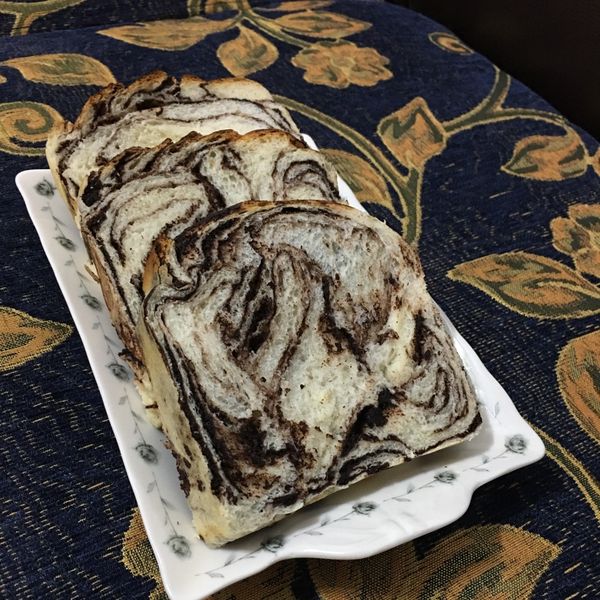 巧克力大理石吐司 : jun一起做