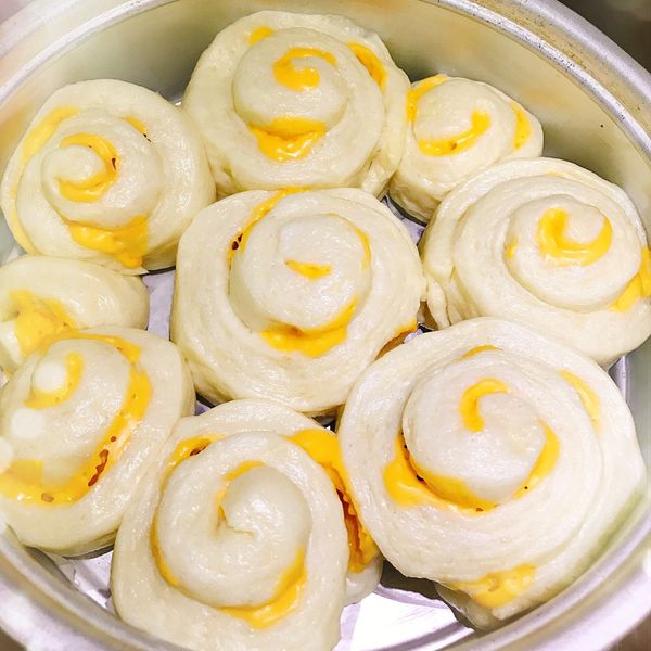 香濃牛奶起士饅頭 : amyhsu一起做