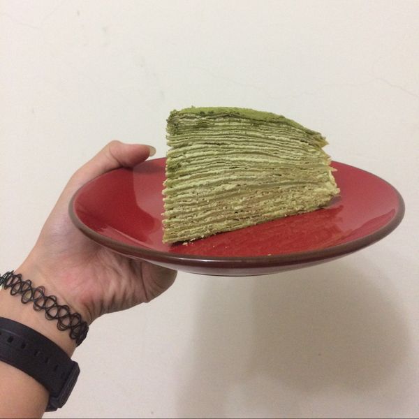 好像很厲害的抹茶千層蛋糕❤：陳蛉葳 一起做