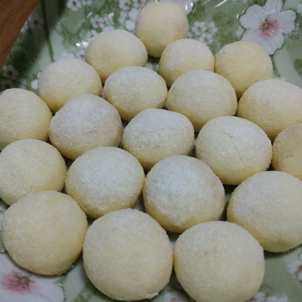 一咬就化開的雪球小餅乾（一次三種口味） : Sara一起做