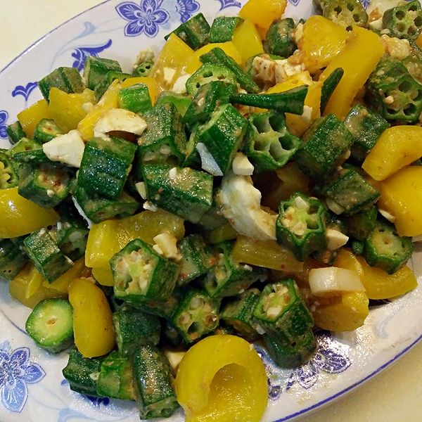 鹹蛋秋葵：Fion Yu 一起做