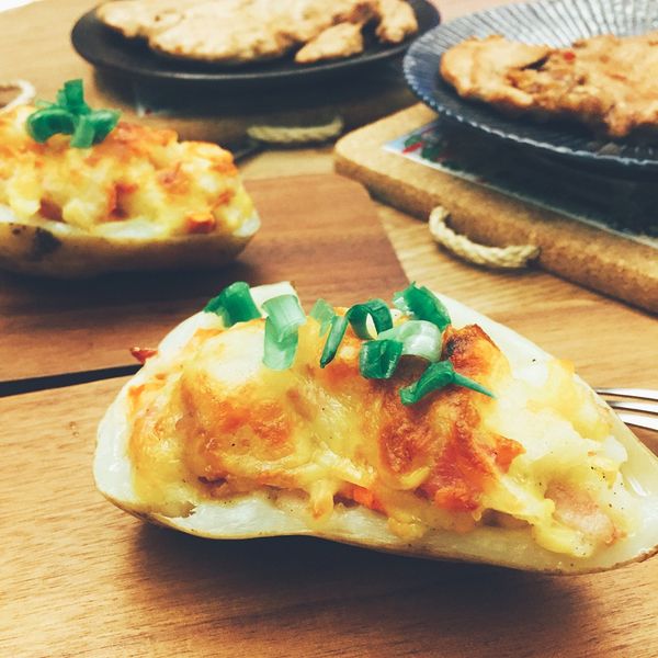 焗烤起士馬鈴薯 : 何小美一起做