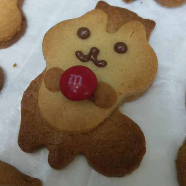 可愛松鼠造型餅乾：劉奕含 一起做