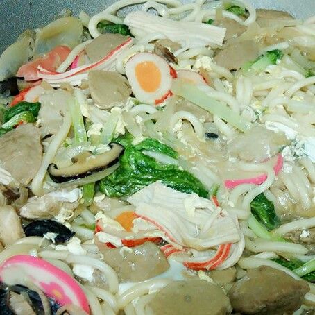 日式炒烏龍麵 - 深夜食堂 : 曾筱甯一起做