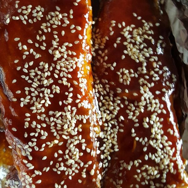 蒲燒雕魚片 : Amanda  Yu一起做