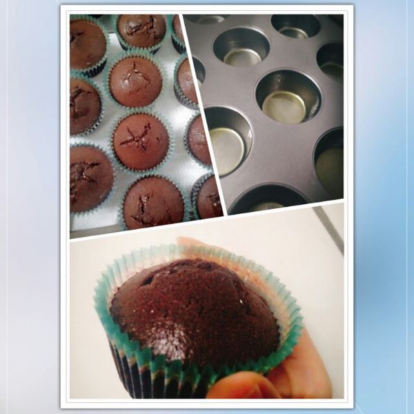 巧克力杯子蛋糕 : N一起做