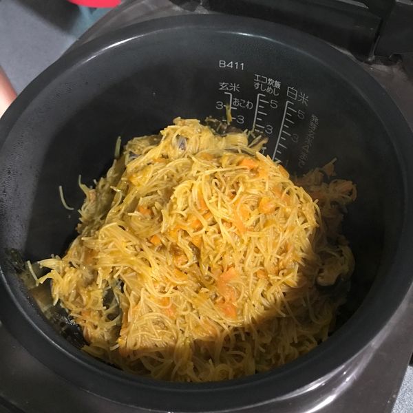 金瓜米粉 : Bo chen一起做