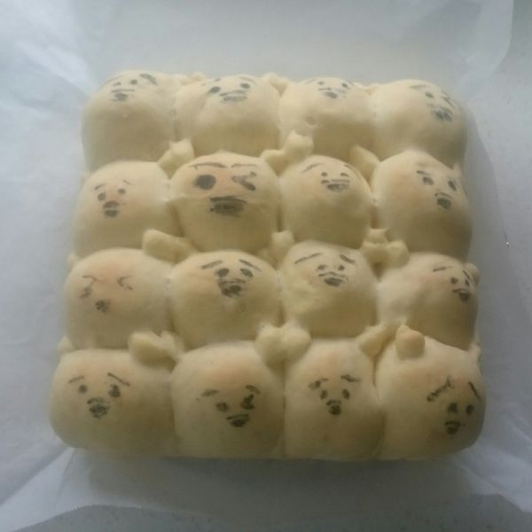 TsumTsum維尼手撕麵包 : Peggy Chao一起做