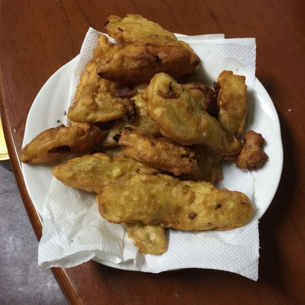 Eva♥料理◈炸地瓜條 : Sonia  Wu一起做