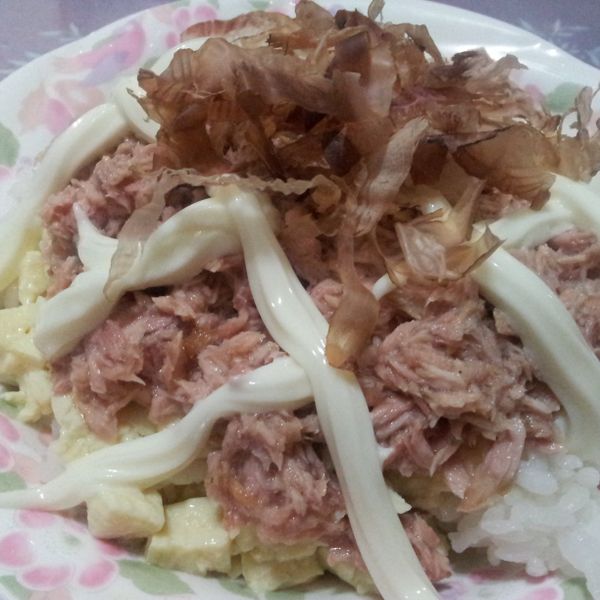 【鮪魚豆腐涼拌飯附昆布湯】桂冠夏至涼拌:Tanchi Liao 一起做