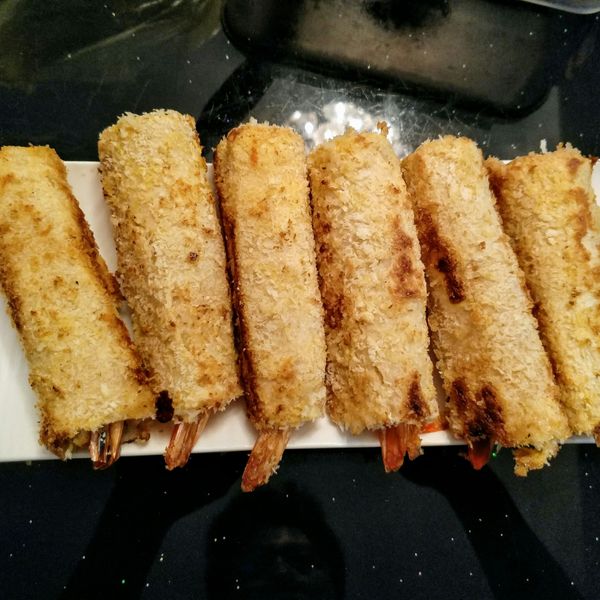 瘋野餐~~日式吐司炸蝦：Sjchueh 一起做