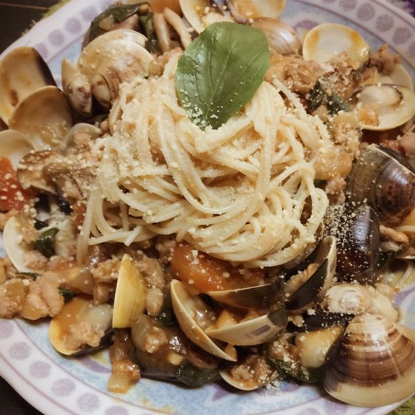 蕃茄海鮮義大利肉醬麵 : 鍾婉鈴一起做