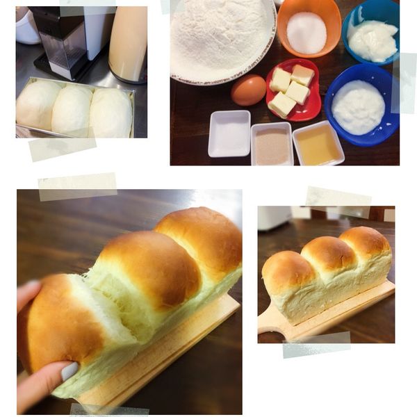 鮮奶湯種蜂蜜優格吐司：Sandy Lien 一起做