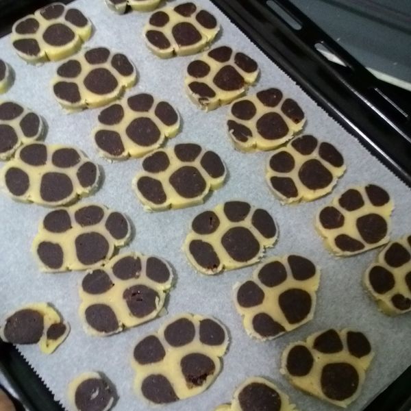 可愛貓掌餅乾 : Fei Sue一起做