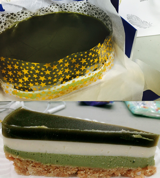 🍵抹茶凍乳酪蛋糕🍵（6吋、免烤箱） : 月焱一起做