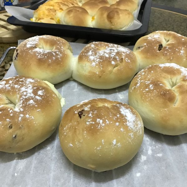 【香濃柔軟】蔓越莓奶油乳酪麵包捲：lulu 一起做