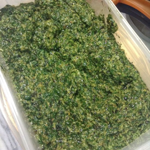 自製簡易青醬🍃九層塔版本 : 邵小棋一起做