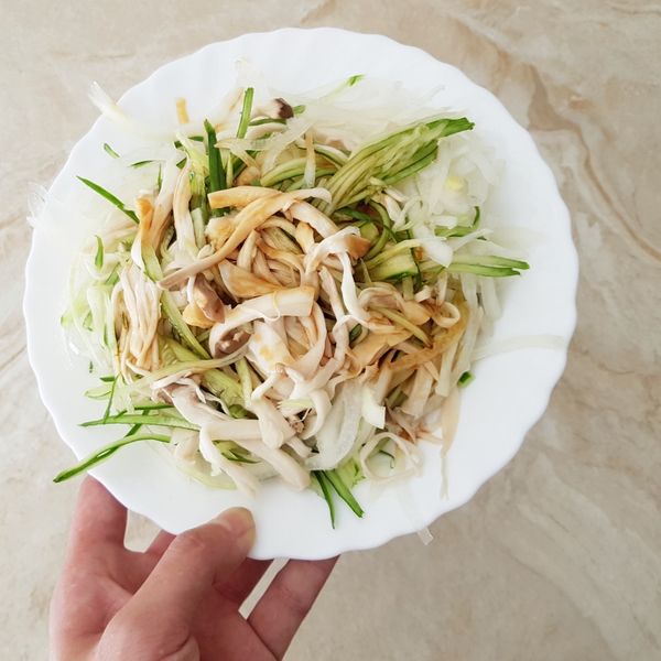 涼拌手撕杏鮑菇 : Joan Wu一起做