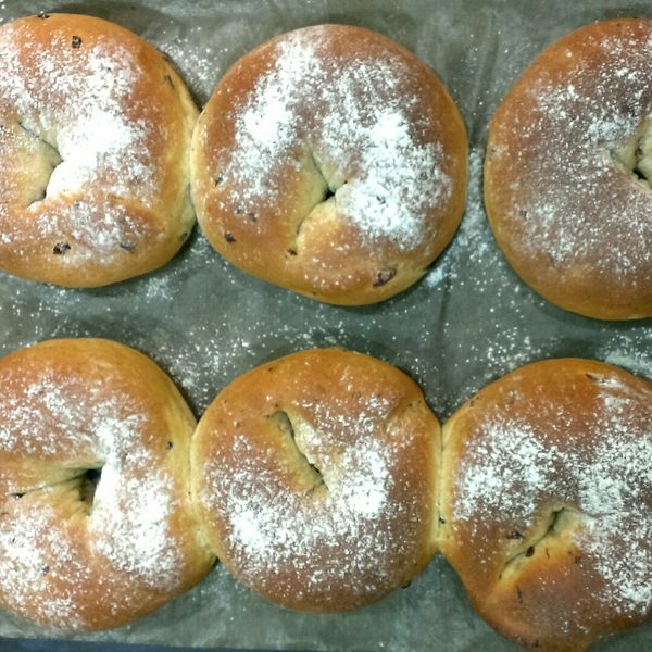 【香濃柔軟】蔓越莓奶油乳酪麵包捲：lilian8819 一起做