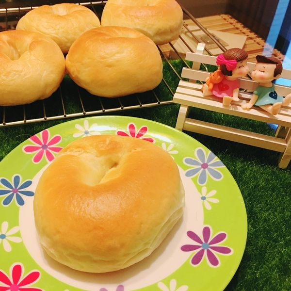 原味貝果（正常版&無油少糖版） : Vicky一起做