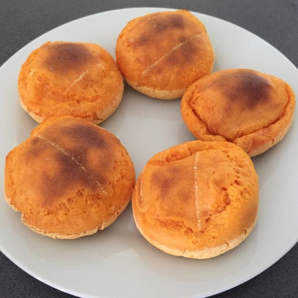 烤箱版地瓜麻糬餅 : 許小芷一起做