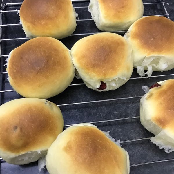 鮮奶餐包（寶寶副食） : 妃子妃一起做