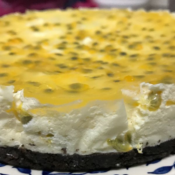 百香果生乳酪(免烤):Angie 一起做