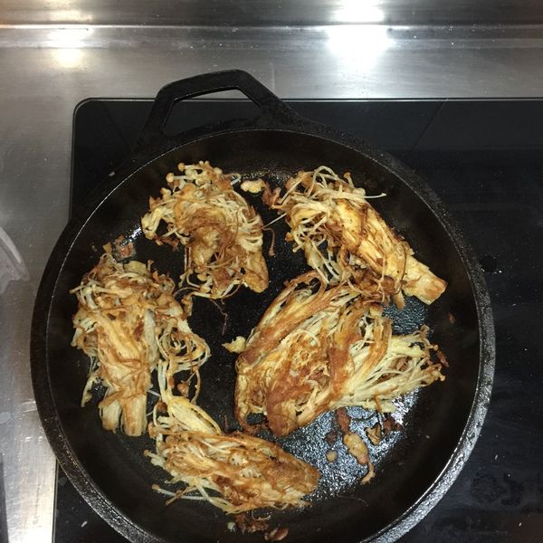 下酒菜之酥炸金針菇 : 蕭如玉一起做