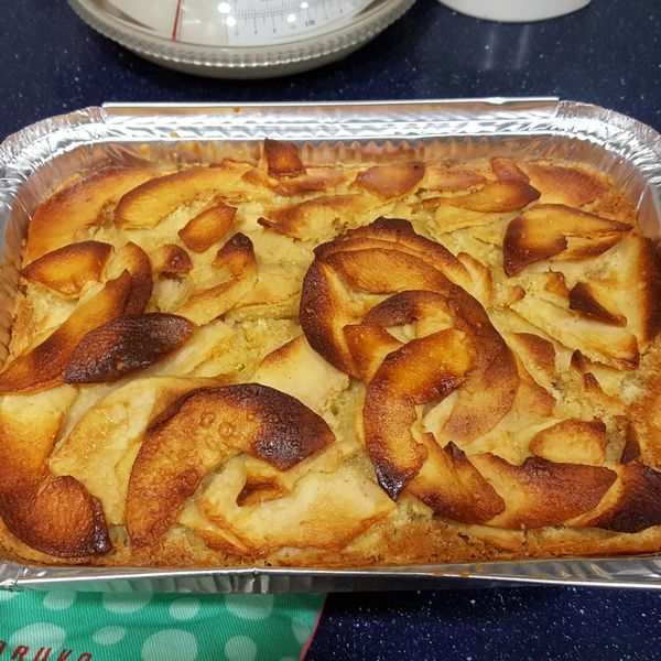 低熱量蘋果隱形蛋糕:Ya May 一起做