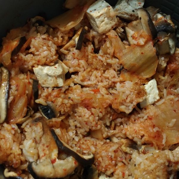 超簡單泡菜炊飯 : Clair一起做