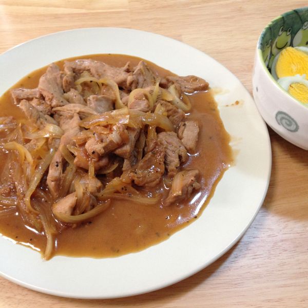 鐵板料理的熱門菜～黑胡椒洋蔥豬柳 : 唐先生一起做