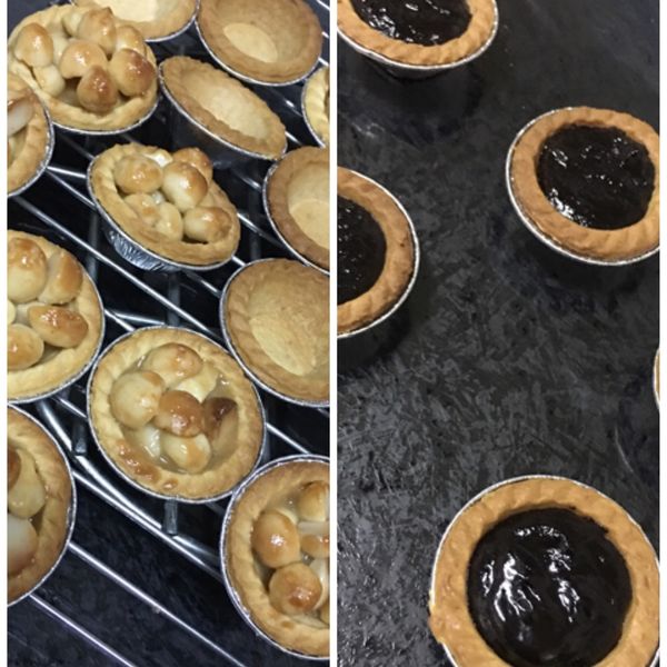 焦糖夏威夷豆塔 : 潘呱呱一起做