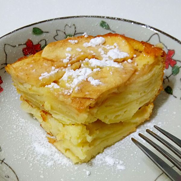 低熱量蘋果隱形蛋糕:曾雅蘭 一起做