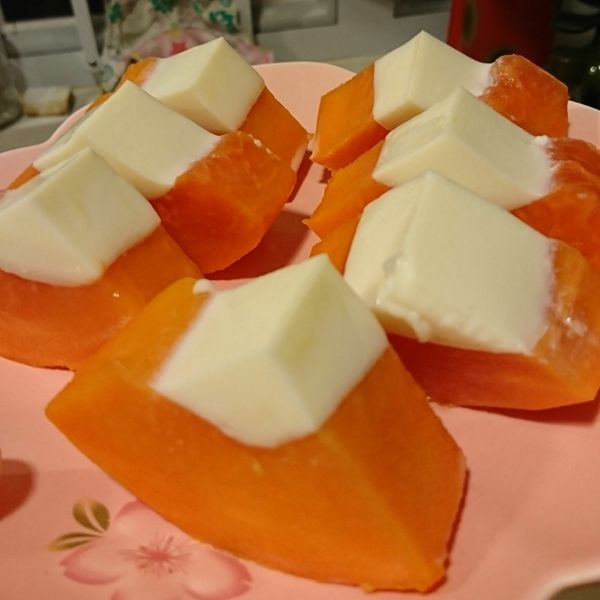 木瓜牛奶凍 [超簡易15分鐘食譜]：樹 一起做