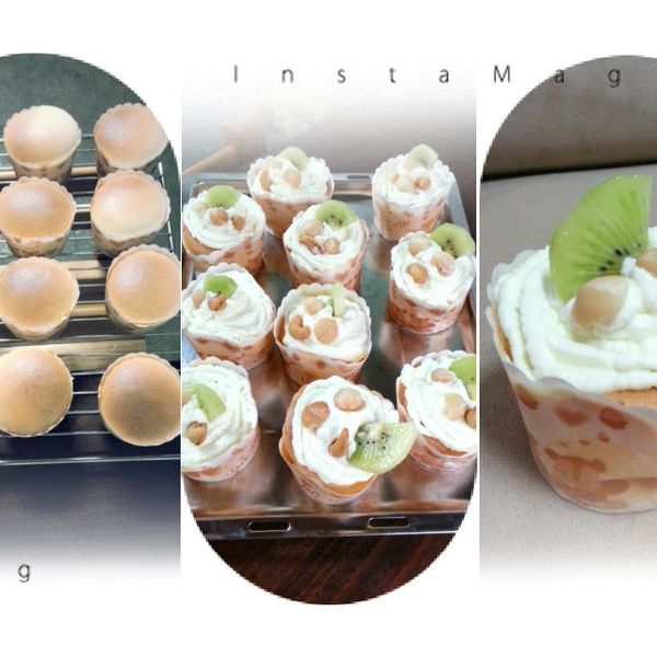 檸檬小杯子蛋糕～不會消風烤法 : 家常菜一起做