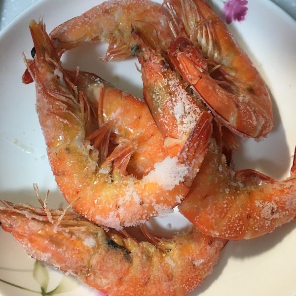 【快速烤箱料理】鹽焗蝦：蛋糕妹 一起做