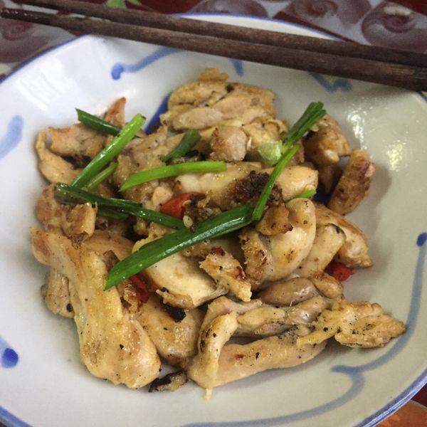 (不用油) 椒鹽雞肉 : 柯冠軍一起做