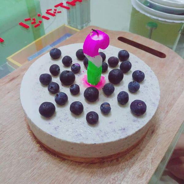 [免烤箱］藍莓起司蛋糕：梁雅婷 一起做
