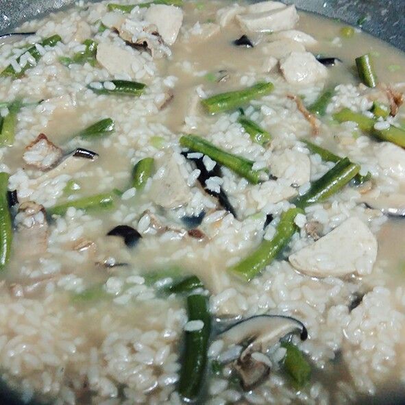 長豆鹹粥 : 曾筱甯一起做