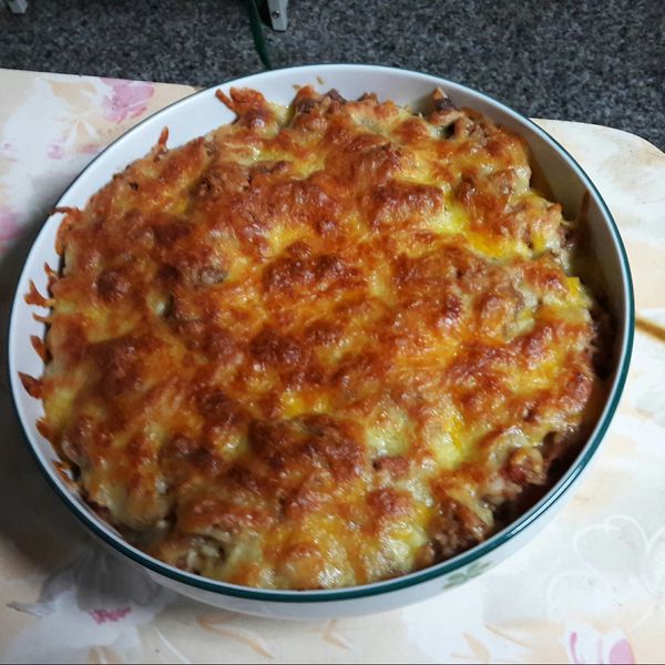 焗烤蕃茄燉飯 : 妮妮PP一起做