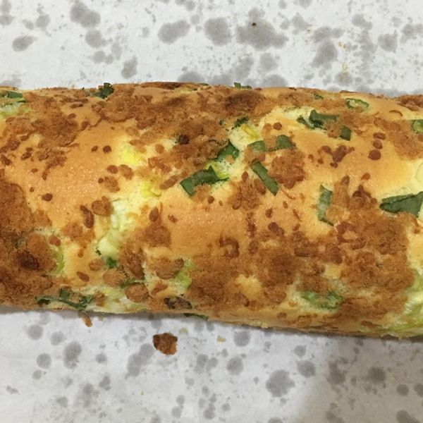 蔥花肉鬆蛋糕捲 : Chien Hui一起做