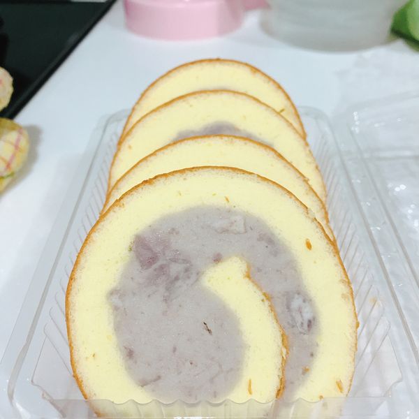 芋泥優格蛋糕捲 ～附『實作影片』～：Pei-Chi Liu 一起做