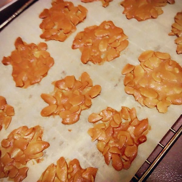 【寶寶食譜】杏仁瓦片 : 林欣儀一起做