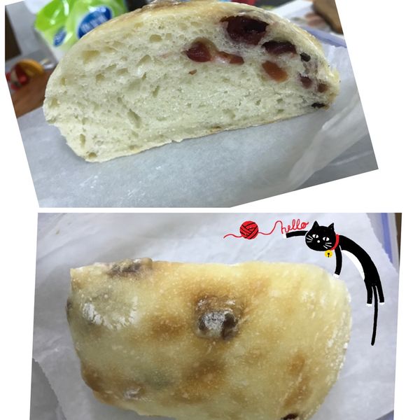 免揉葡萄乾鄉村麵包:企鵝好愛煮 一起做