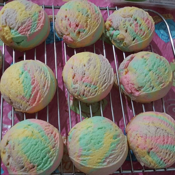 🌈彩虹迷你冰淇淋餅乾:戴錢錢 一起做