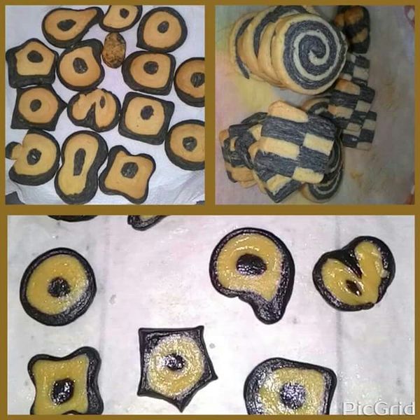 斑馬條紋手工餅乾 : Kiki Hsu一起做